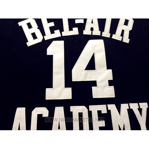 Camiseta Pelicula Bel-Air Academy Smith NO 14 Negro